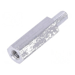 Piuliță distanțieră filetată M4, 20mm, filet interior și exterior M4 | Electronic-mag.ro | Componente Electronice