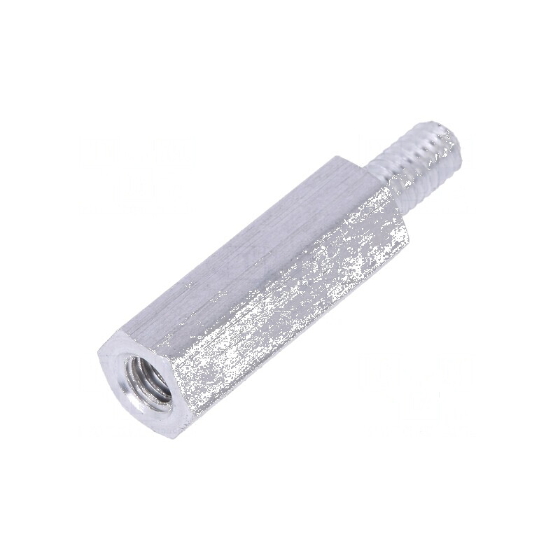 Piuliță distanțieră filetată M4, 20mm, filet interior și exterior M4 | Electronic-mag.ro | Componente Electronice
