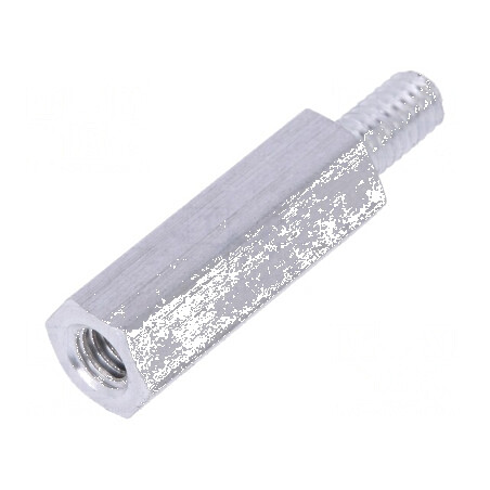 Piuliță distanțieră filetată M4, 20mm, filet interior și exterior M4 | Electronic-mag.ro | Componente Electronice