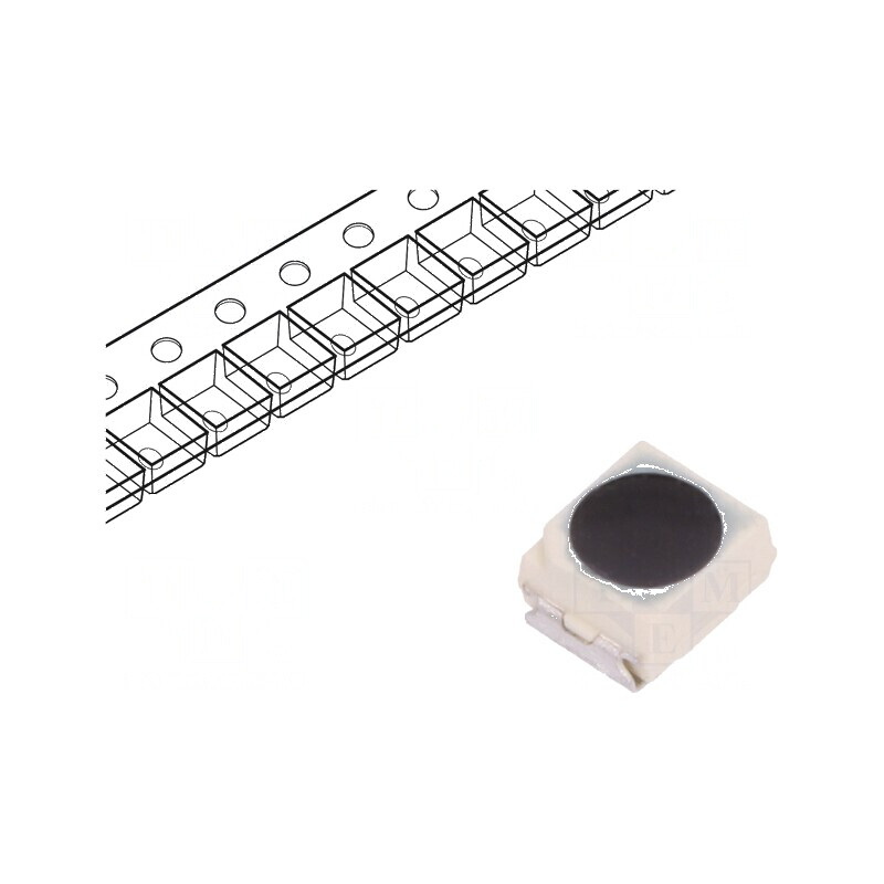 Fototranzistor 3528 PLCC2 cu λp max: 940nm, 70V, unghi de 60°, λd: 870÷1050nm | Electronic-mag.ro | Componente Electronice Fototranzistor 3528 PLCC2 cu λp max: 940nm, 70V, unghi de 60°, λd: 870÷1050nm | Electronic-mag.ro | Componente Electronice