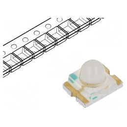LED SMD 1210 Albastru 180-285mcd 3,2x2,4x2,4mm 15° 20mA 76mW pentru iluminat decorativ | Electronic-mag.ro | Componente Electronice
