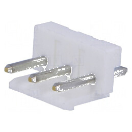 Conector cablu-placă soclu tată 5mm PIN 3 albă - Accesoriu electronic | Electronic-mag.ro | Componente Electronice