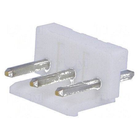 Conector cablu-placă soclu tată 5mm PIN 3 albă - Accesoriu electronic | Electronic-mag.ro | Componente Electronice