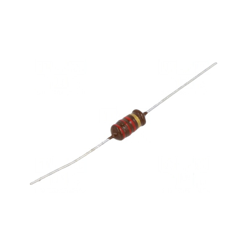 Inductor ferită THT 2200uH 120mA 9Ω Ø5,2x12mm ±5% pentru aplicații 800kHz | Electronic-mag.ro | Componente Electronice Inductor ferită THT 2200uH 120mA 9Ω Ø5,2x12mm ±5% pentru aplicații 800kHz | Electronic-mag.ro | Componente Electronice