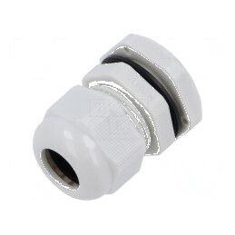 Garnitură de etanşare M20 din poliamidă gri deschis, 1,5 mm | Electronic-mag.ro | Componente Electronice