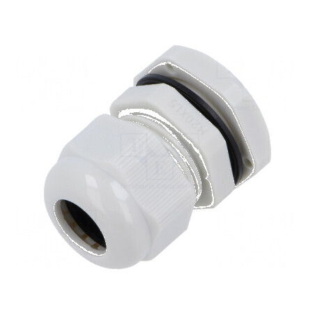 Garnitură de etanşare M20 din poliamidă gri deschis, 1,5 mm | Electronic-mag.ro | Componente Electronice