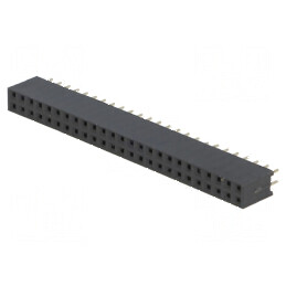 Conector şiruri pini soclu mamă 50 PIN 2,54mm THT 2x25 pentru conexiuni electrice | Electronic-mag.ro | Componente Electronice