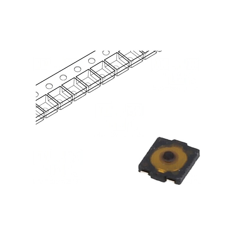 Microîntrerupător TACT SPST Poz: 2 0,02A/15VDC SMT - Comutator compact pentru aplicații electronice | Electronic-mag.ro | Componente Electronice Microîntrerupător TACT SPST Poz: 2 0,02A/15VDC SMT - Comutator compact pentru aplicații electronice | Electronic-mag.ro | Componente Electronice