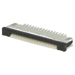 Conector FFC/FPC orizontal 16 contacte superioare ZIF - Componente electronice | Electronic-mag.ro | Componente Electronice