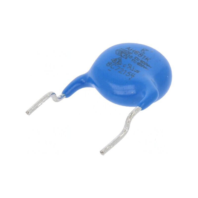 Condensator ceramic X1/Y1 680pF Y5P ±10% THT 10mm pentru aplicații electrice | Electronic-mag.ro | Componente Electronice Condensator ceramic X1/Y1 680pF Y5P ±10% THT 10mm pentru aplicații electrice | Electronic-mag.ro | Componente Electronice