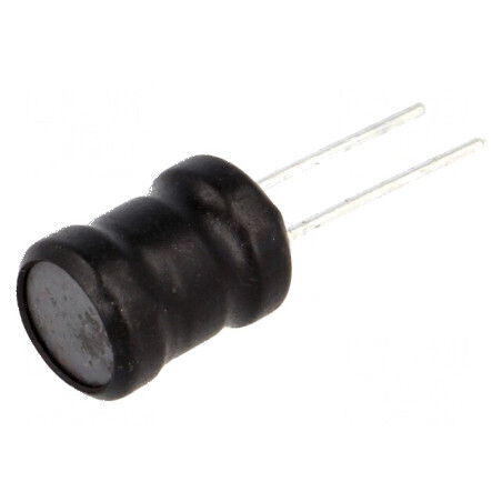Inductor THT 10mH 180mA 20,25Ω ±10% Ø10,5x13,5mm - Fir pentru aplicații electrice | Electronic-mag.ro | Componente Electronice