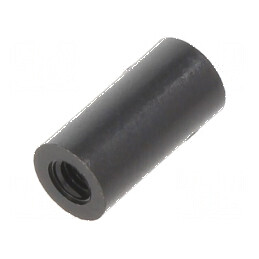 Manșon distanțier cilindric din poliamidă M3, 12mm lungime, 6mm diametru exterior | Electronic-mag.ro | Componente Electronice