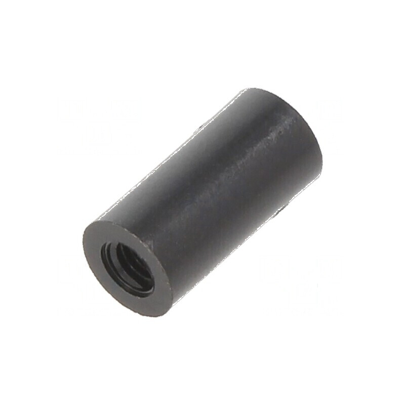 Manșon distanțier cilindric din poliamidă M3, 12mm lungime, 6mm diametru exterior | Electronic-mag.ro | Componente Electronice