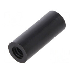 Manșon distanțier cilindric din poliamidă M3 - Lungime 15mm, Diametru exterior 6mm | Electronic-mag.ro | Componente Electronice