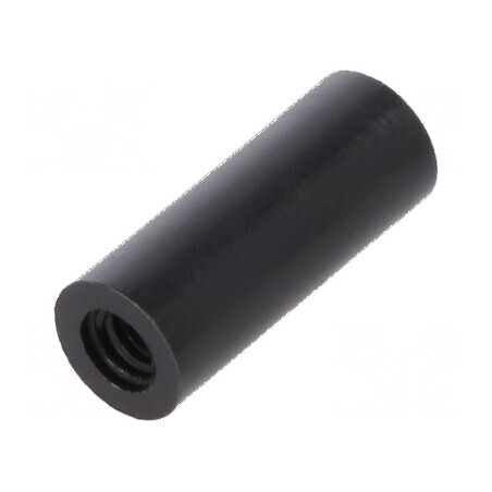 Manșon distanțier cilindric din poliamidă M3 - Lungime 15mm, Diametru exterior 6mm | Electronic-mag.ro | Componente Electronice