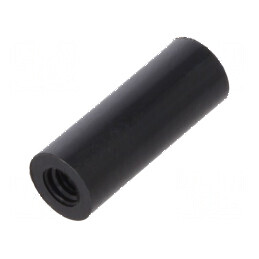 Manşon distanţier cilindric din poliamidă M3, 16mm lungime, 6mm diametru exterior | Electronic-mag.ro | Componente Electronice