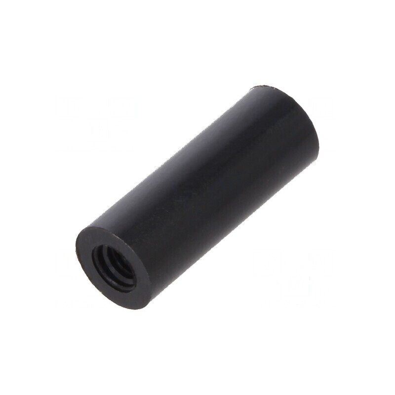 Manşon distanţier cilindric din poliamidă M3, 16mm lungime, 6mm diametru exterior | Electronic-mag.ro | Componente Electronice