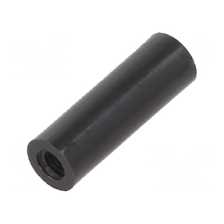 Manșon distanțier cilindric din poliamidă M3, lungime 18mm, diametru exterior 6mm | Electronic-mag.ro | Componente Electronice