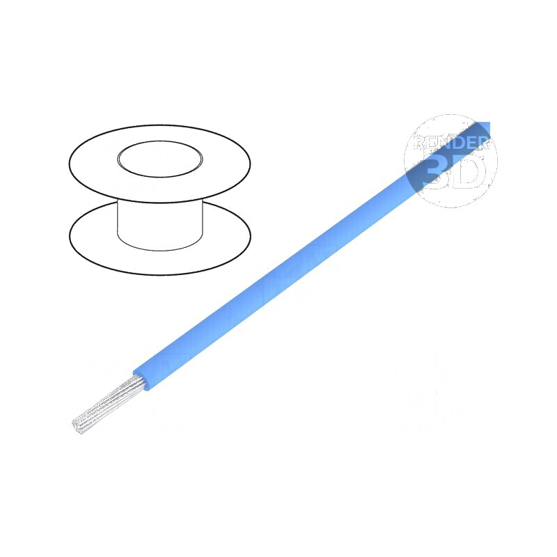 Cablu H05V-K litat Cu 0,75mm2 PVC albastru 300V 500V 250m - Cablu electric de calitate superioară pentru instalații electrice | Electronic-mag.ro | Componente Electronice Cablu H05V-K litat Cu 0,75mm2 PVC albastru 300V 500V 250m - Cablu electric de calitate superioară pentru instalații electrice | Electronic-mag.ro | Componente Electronice