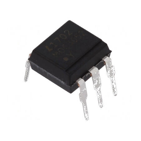 Optotriac 5kV Uieş 600V fără sistem de conectare la zero - Dispozitiv electronic de control al curentului | Electronic-mag.ro | Componente Electronice