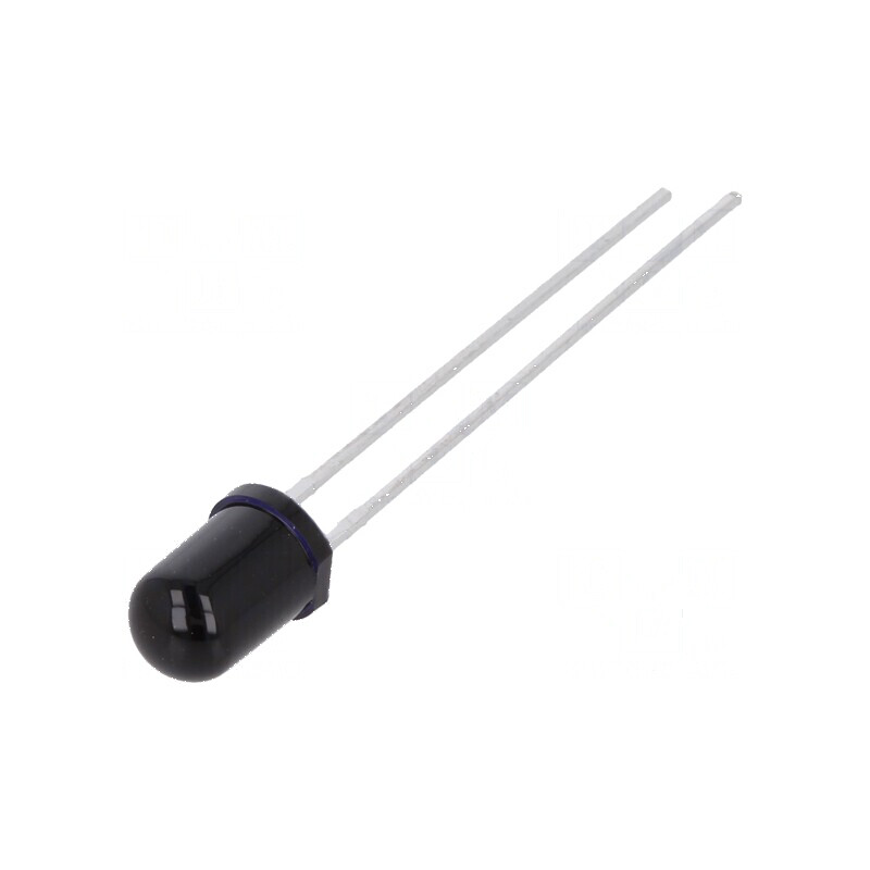 Emiţător IR 5mm 860nm negru 145mW 20° THT 100mA 1,5÷1,8V pentru aplicații electronice | Electronic-mag.ro | Componente Electronice Emiţător IR 5mm 860nm negru 145mW 20° THT 100mA 1,5÷1,8V pentru aplicații electronice | Electronic-mag.ro | Componente Electronice