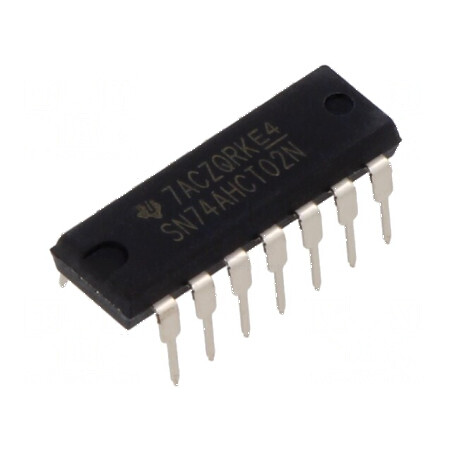 CI digital NOR 4 canale, 2 intrări CMOS, TTL THT DIP14, 4,5÷5,5VDC | Electronic-mag.ro | Componente Electronice