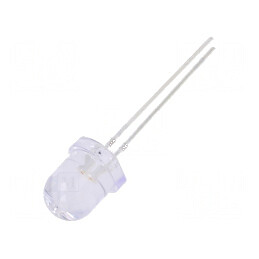 LED galben 7,8mm 12000÷14400mcd 30° convex | Electronic-mag.ro | Componente Electronice