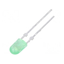 LED oval verde 3,95x3x6,1mm 2880÷4970mcd 110/50° 20mA | Electronic-mag.ro | Componente Electronice