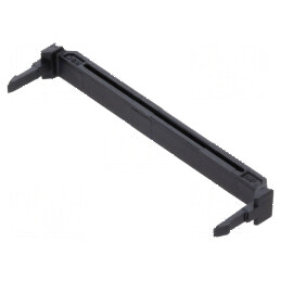 Clemă cablu PIN 40 cu clichet pentru conectori IDC, culoare neagră | Electronic-mag.ro | Componente Electronice