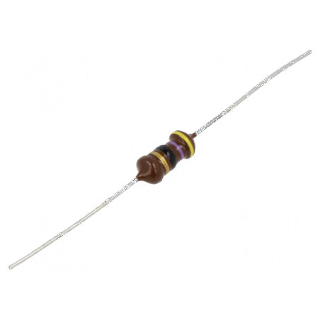 Inductor ferită THT 47uH 800mA Ø5,2x12mm ±20% 5MHz 500mΩ | Electronic-mag.ro | Componente Electronice