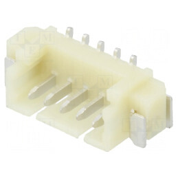 Conector cablu-placă soclu tată 1,25mm PIN 5 SMT 125V 1A pentru conexiuni electrice | Electronic-mag.ro | Componente Electronice