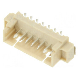 Conector cablu-placă soclu tată 1,25mm PIN 7 SMT 250V 1A pentru aplicații electrice | Electronic-mag.ro | Componente Electronice