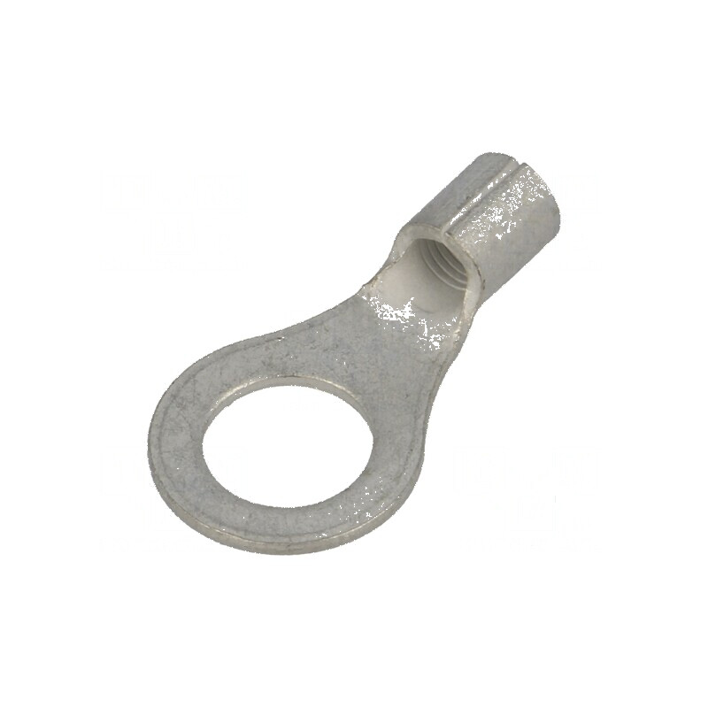 Vârf inelar M8 pentru cablu neizolat cositorit, 3÷6mm², crimpat | Electronic-mag.ro | Componente Electronice