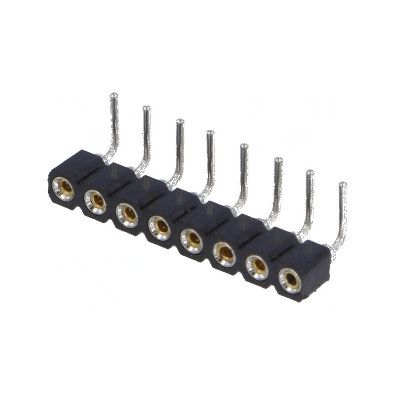 Conector şiruri pini soclu mamă PIN 8 contacte întoarse THT pentru montaj prin trecere | Electronic-mag.ro | Componente Electronice Conector şiruri pini soclu mamă PIN 8 contacte întoarse THT pentru montaj prin trecere | Electronic-mag.ro | Componente Electronice