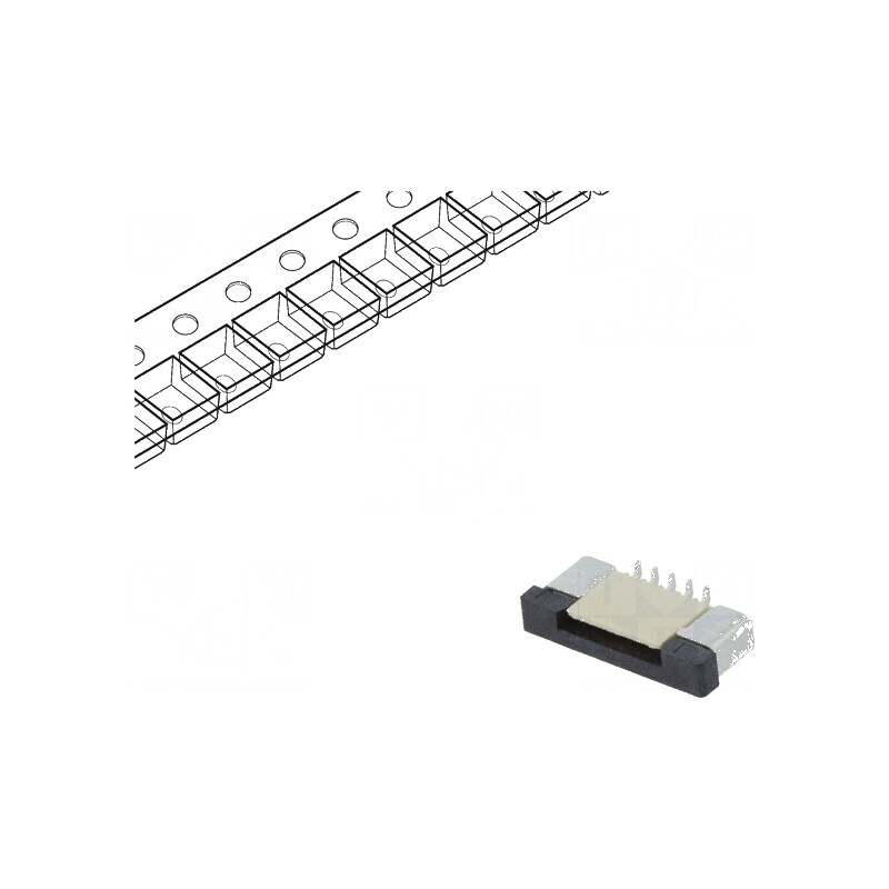 Conector FFC/FPC vertical 10 pini ZIF SMT 500mA cositorit | Electronic-mag.ro | Componente Electronice Conector FFC/FPC vertical 10 pini ZIF SMT 500mA cositorit | Electronic-mag.ro | Componente Electronice