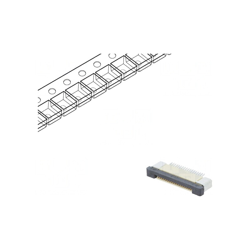 Conector FFC/FPC orizontal 18 PIN ZIF SMT 500mA cositorit pentru montaj electronic | Electronic-mag.ro | Componente Electronice Conector FFC/FPC orizontal 18 PIN ZIF SMT 500mA cositorit pentru montaj electronic | Electronic-mag.ro | Componente Electronice