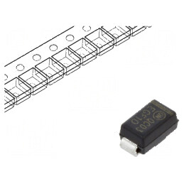 Diodă redresoare SMD 200V 1A 50ns SMA Ufmax 1V Ifsm 30A 2W - Componentă electronică | Electronic-mag.ro | Componente Electronice