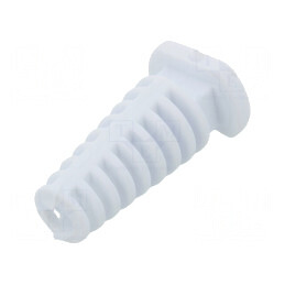 Manşon elastomer Øorif 4,5mm alb pentru grosime panou max. 3,5mm | Electronic-mag.ro | Componente Electronice