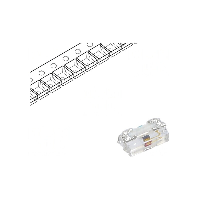 LED SMD 0402 roșie 28,5mcd 1x0,55x0,3mm 140° 20mA λd: 622nm - Lumină LED SMD pentru iluminat decorativ și proiecte electron | Electronic-mag.ro | Componente Electronice LED SMD 0402 roșie 28,5mcd 1x0,55x0,3mm 140° 20mA λd: 622nm - Lumină LED SMD pentru iluminat decorativ și proiecte electron | Electronic-mag.ro | Componente Electronice