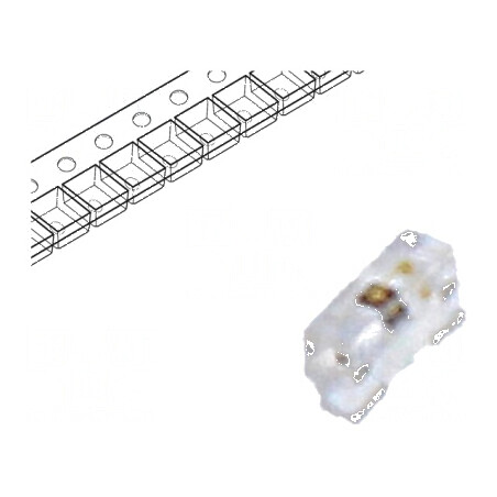 LED SMD 0402 Verde 28,5mcd 1x0,55x0,3mm 140° 20mA λd: 572nm - Lumină Verde pentru Proiecte DIY | Electronic-mag.ro | Componente Electronice
