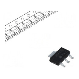 Tranzistor N-MOSFET unipolar 60V 1,7A 3,1W SOT223 pentru circuite electronice | Electronic-mag.ro | Componente Electronice
