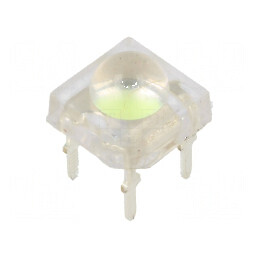 LED Super Flux Albastru 7,62x7,62mm 4200-5800mcd - Lumina Ice Blue | Electronic-mag.ro | Componente Electronice