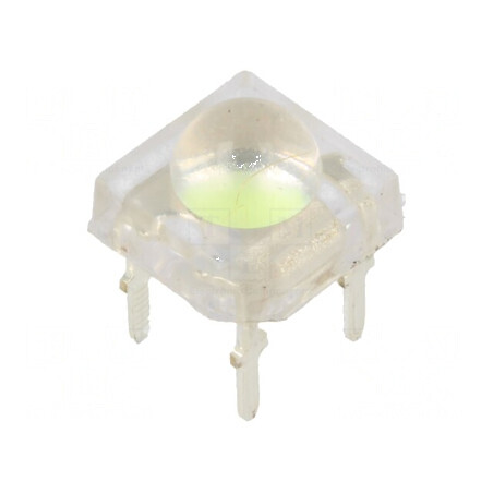 LED Super Flux Albastru 7,62x7,62mm 4200-5800mcd - Lumina Ice Blue | Electronic-mag.ro | Componente Electronice