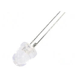 LED roșie 7,8mm 14400-18000mcd 30° convex - iluminare eficientă | Electronic-mag.ro | Componente Electronice