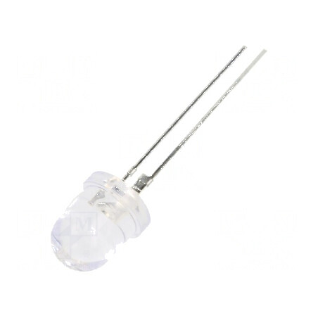 LED roșie 7,8mm 14400-18000mcd 30° convex - iluminare eficientă | Electronic-mag.ro | Componente Electronice