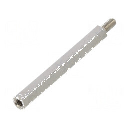 Piuliță distanțieră filetată hexagonală M2,5 35mm | Electronic-mag.ro | Componente Electronice