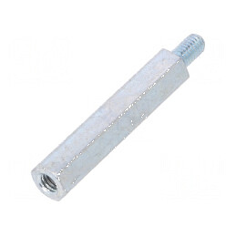 Piuliță distanțieră filetată 35mm M4 intern și M4 extern | Electronic-mag.ro | Componente Electronice