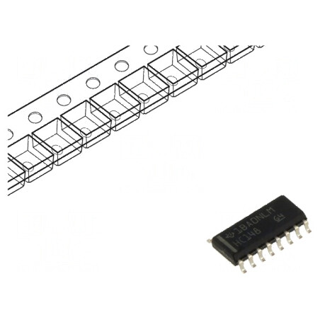 Codificator digital SMD SO16 HC - IC de înaltă performanță | Electronic-mag.ro | Componente Electronice