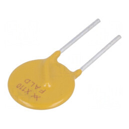 Siguranţă polimerică PTC 1,1A 5mm - protecţie electrică eficientă | Electronic-mag.ro | Componente Electronice
