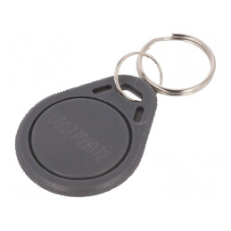 Breloc RFID plastic gri 125kHz 8BROM - Accesoriu de identificare și securitate | Electronic-mag.ro | Componente Electronice